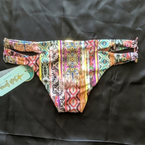 Reversible open side bikini bottom - Picture 3 of 5